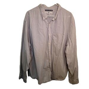Old Navy The Classic Button Down Shirt White Stripes